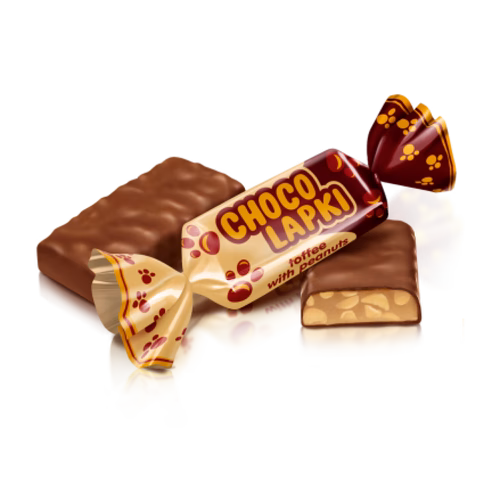 Цукерки Шоколапки, Roshen, 1кг.